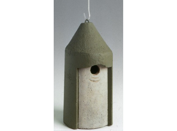 Nest box 32 mm, free hanging, green