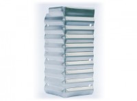 Rasenkante aus Edelstahl, Eckverbinder, Aussenecke 90°, Höhe 20 cm Rasenkante aus Edelstahl, Eckverbinder, Aussenecke 90°, Höhe 20 cm