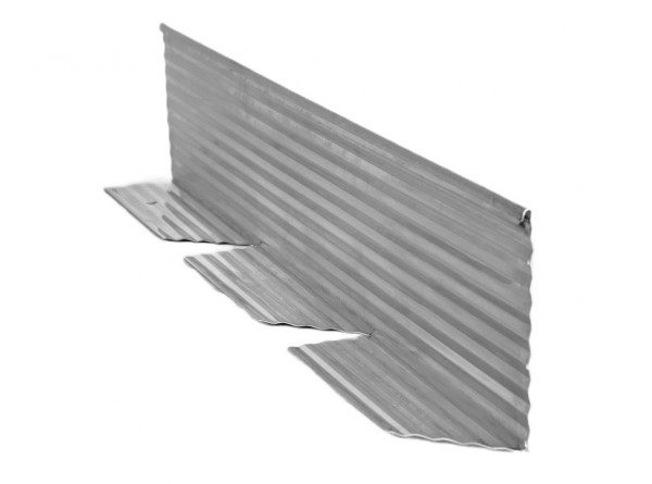 Angle Profile Basic 240 cm, stainless steel, vertical x horizontal 21x7,5 cm