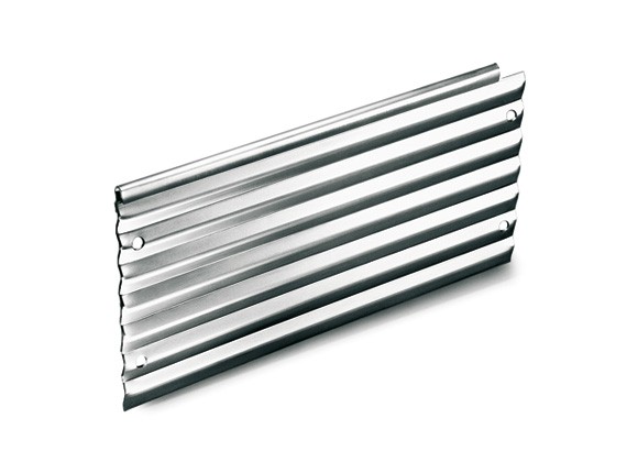 Lawn border, stainless steel, 240 cm straight profile, height 15 cm